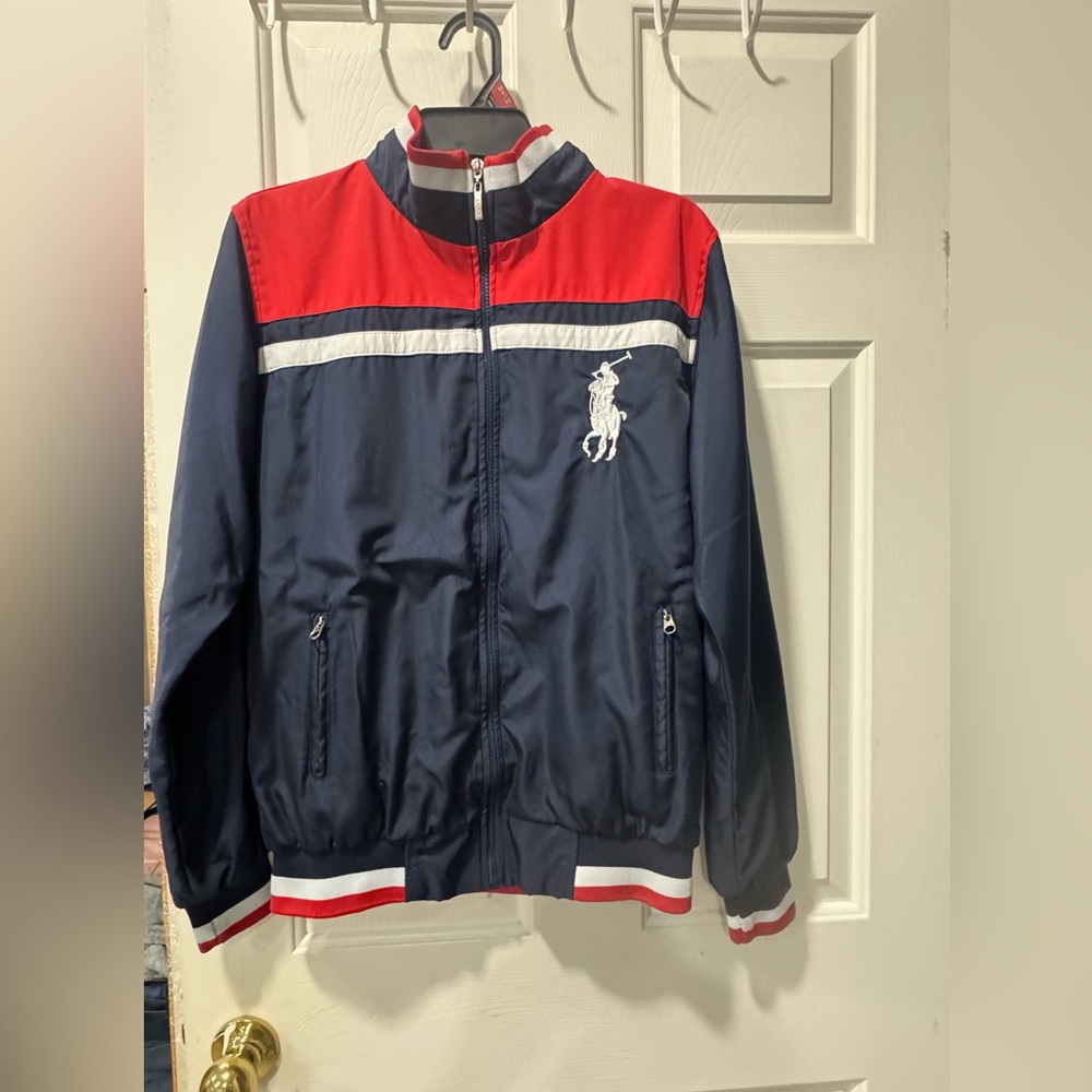 Polo by Ralph Lauren Red and Navy Kids Jacket